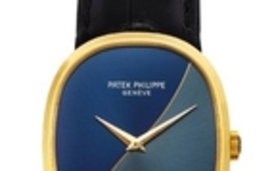 PATEK PHILIPPE, ELLIPSE WITH TWO-TONE DIAL, REF. 3748J