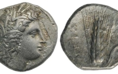 Southern Lucania, Metapontion, c. 325-275 BC. AR Stater (22mm, 7.38g,...