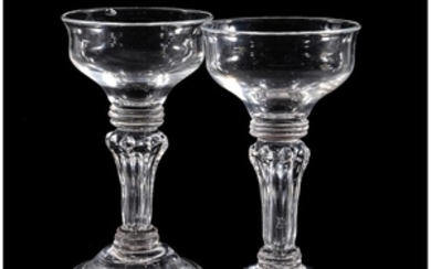 A pair of sweetmeat glasses