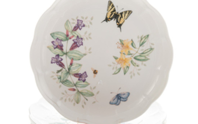 Eight Lenox Butterfly Meadow Dragonfly plates