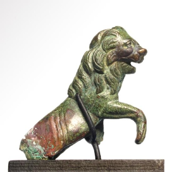 Roman Bronze Lion Attachment, c. 1st-2nd Century A.D.
