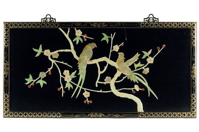 A Chinese Lacquered Panel.