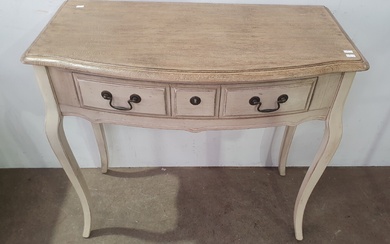 A FRENCH STYLE HALL TABLE