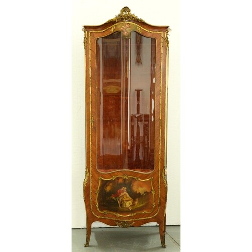 A French ormolu mounted kingwood cabinet, early 20th c, in L...
