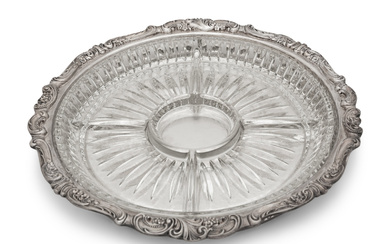 A Group of Silver-Plate Serving Pieces