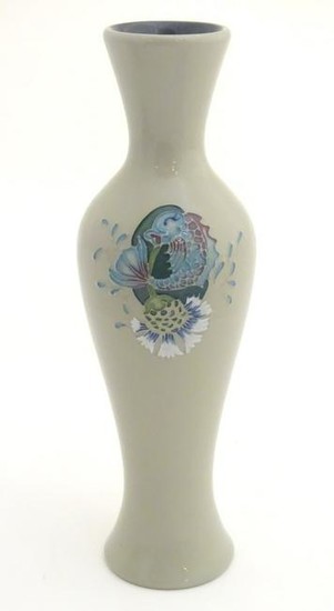 A Moorcroft vase in the shape no. 93/12 decorated with