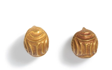 A Pair of Roman Gold Earrings