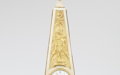 A Parisian Louis XVI obelisk clock