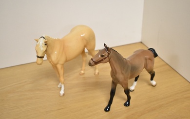A Royal Doulton horse study Palomino, designed by Shane Ridge, slight colour variation to the