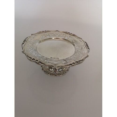 A Sterling Silver Tazza. Mappin and Webb, London 1904. With ...
