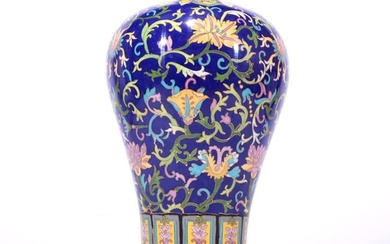A Superb Cloisonne 'Flower' Vase