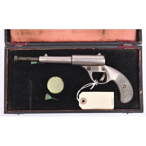 A pre-1933 .177" Dolla pop out air pistol, 9½” overall with ...