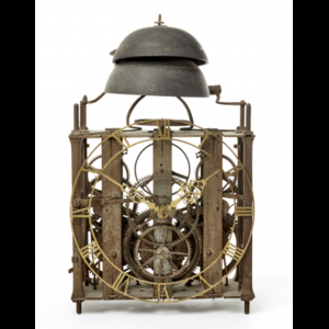ANONYMOUS, probably France Iron clock movement, with verge escapement...