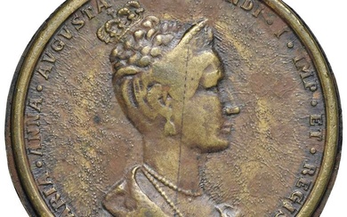 AUSTRIA Maria Anna di Savoia (1803-1884) Medaglia 1836 incoronazione a...