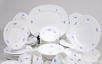 Adderly Blue Chelsea Porcelain 41x Dinner Service
