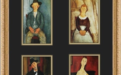 Amedeo Modigliani Family Portrait Custom Framed Print