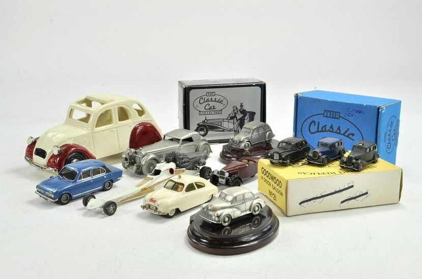 Assorted and interesting model car replica group