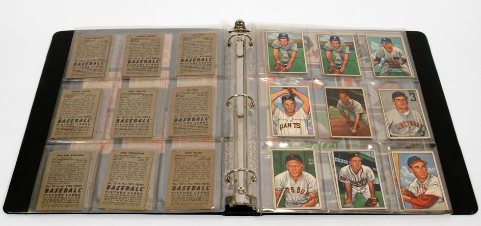 BOWMAN GUM CO. BASEBALL TRADING CARDS C1950 S 65CARDS