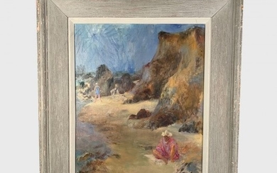 Bernard Arnest, "Beach and Cliffs" 1945