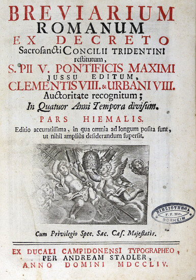 Breviarium Romanum.