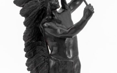 C.H. Humphriss "The Sun Dial" Bronze Sculpture
