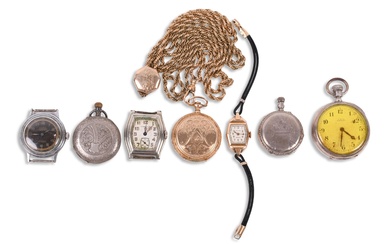COLLECTION OF LADIES' POCKET WATCHES AND WRISTWATCHES
