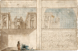 Carapecchia, Romano – Barocke Scheinarchitekturen mit Anleitung zur perspektivischen Konstruktion einer Gewölbemalerei