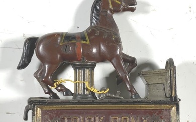 Cast iron mechanical bank, Trick Pony
