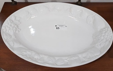 Ceramic Platter 2 1/2"H X 21"W X 14"D