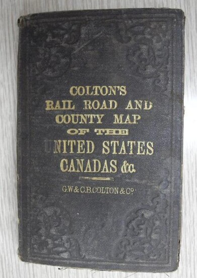 Colton's new Rail Road and County Map of the United