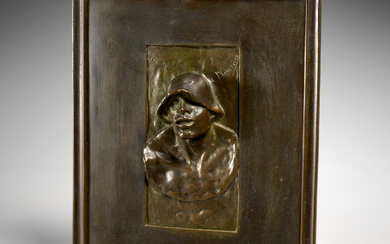 Constantin Meunier, bronze plaque