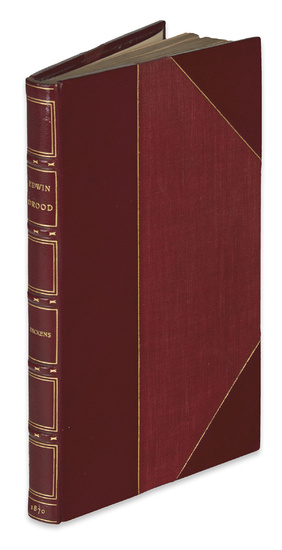 DICKENS, CHARLES. The Mystery of Edwin Drood. Portrait frontispiece, additional engraved title, and...