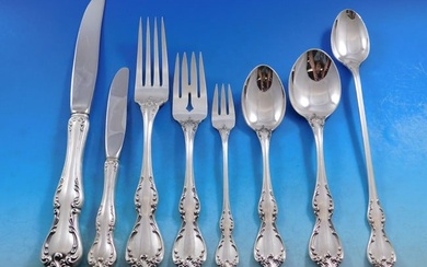 Debussy by Towle Sterling Silver Flatware Set for 12 Service 101 pcs Dinner Size