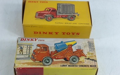 Dinky concrete mixer and commercial vehicle no's 34b &...