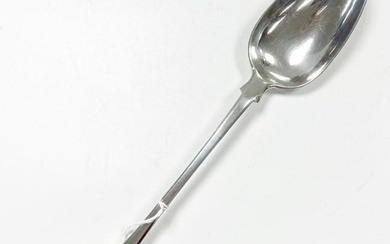 Edinburgh - A George III 18th century silver basting spoon