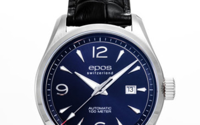 Epos - Automatic with blue dial Men's watch - 3401/F-BLU-ARAB - Men - 2011-present