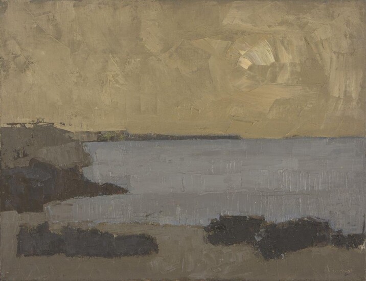 Ernst Eisenmayer, Austrian/British 1920¬®2018 - Seascape, 1964; oil on canvas, signed and dated lower right 'Eisenmayer 64', 51.1 x 66.4 cm (unframed)