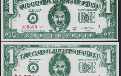 Estonia, Pärnu Chaplins Cultural Center money - 1 Charlie 1992 (2)