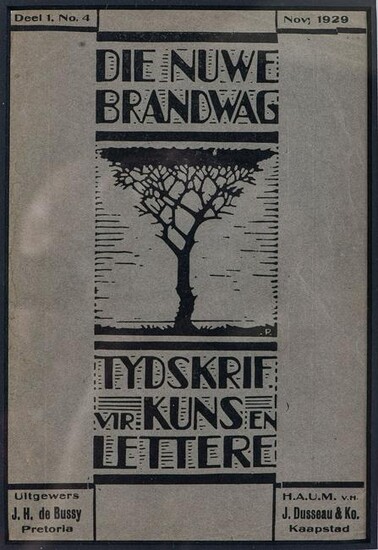 FOUR ILLUSTRATED MAGAZINE COVERS, INCLUDING BRANDWAG