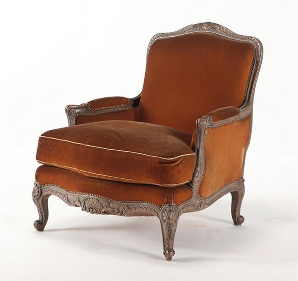 FRENCH LOUIS XV BERGERE CHAIR