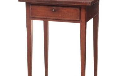 Federal Cherry and String-Inlaid One-Drawer Stand, Early 19th Century