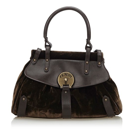 Fendi - Velour Handbag Handbag