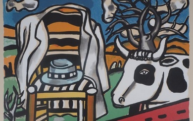 Fernand Léger (1881-1955) - Chaise et vache