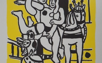 Fernand Léger (1881-1955) - Couple amoureux et cheval