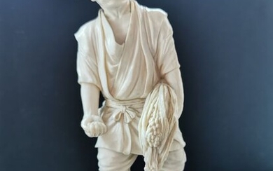 Figure (1) - Ivory - farmer - Japan - 19th century