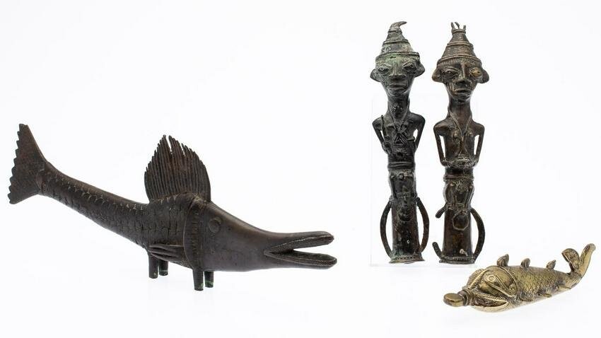 Four African Bronzes