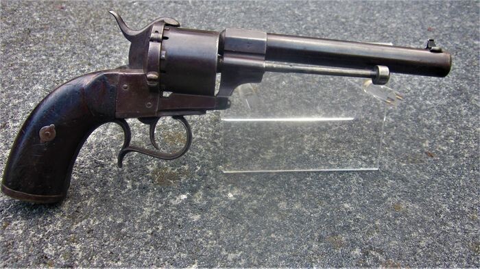 France - 1858 - Lefaucheux - brevette army - Pinfire (Lefaucheux) - Revolver - 12mm cal