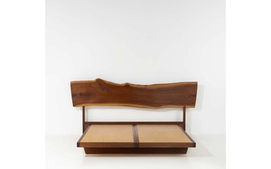 George Nakashima (1905-1990) Headboard and bed frame - Special order