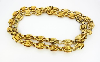Georgian - 15 kt. Yellow gold - Necklace