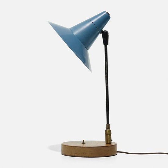 Gilbert Watrous, attribution, table lamp